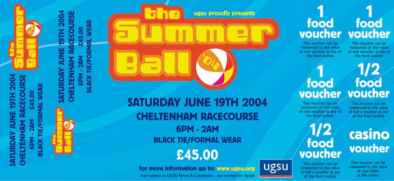 Summer Ball Ticket